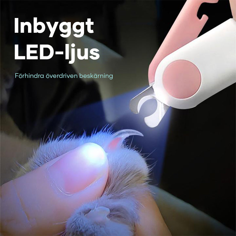 LED nagelklippare för husdjur