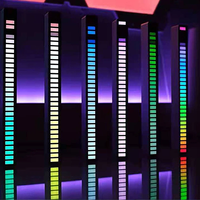 RGB bilbländande ljudkontrollerat LED -ljus