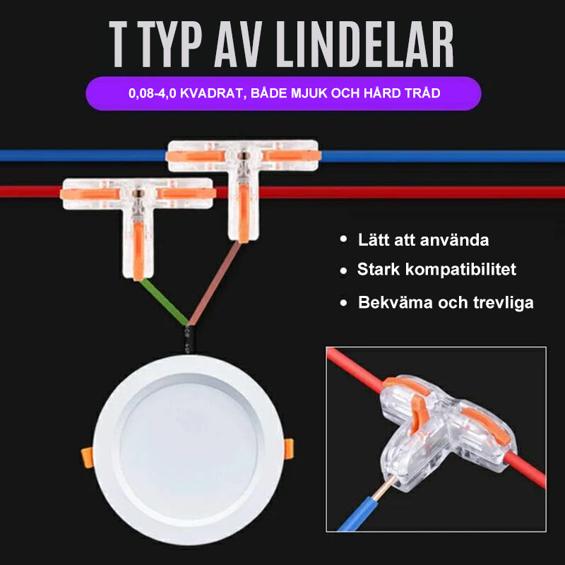 Ny Typ av Snabbanslutningsterminal(10st)