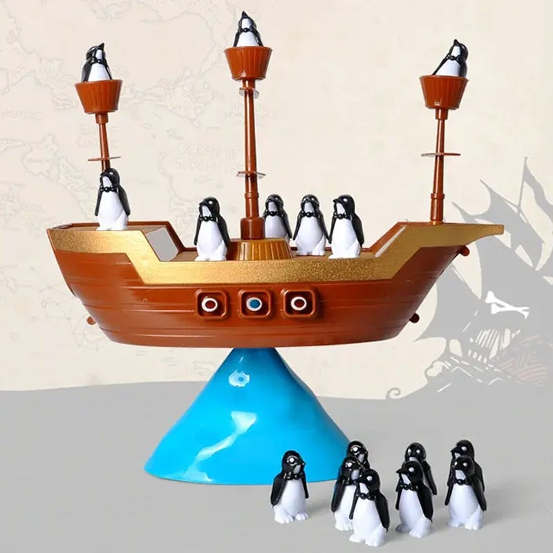 Pingvin piratskepp balansspel