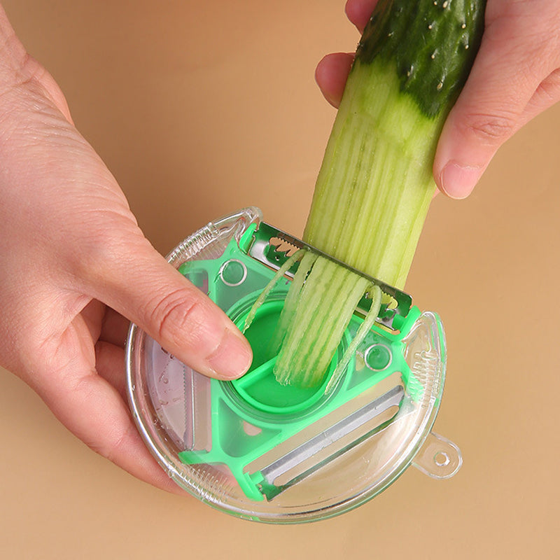 Multifunctional Rotary Peeler with 3 Blades