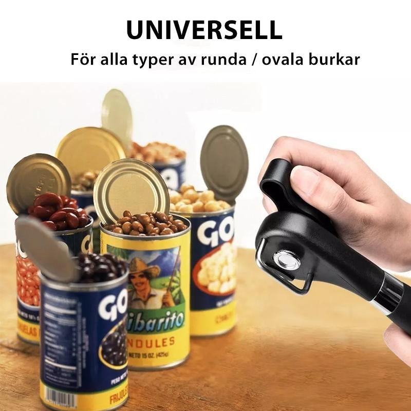 Konservöppnare i rostfritt stål