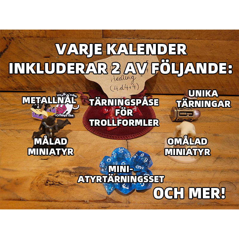 Adventskalender för tärningar 2024