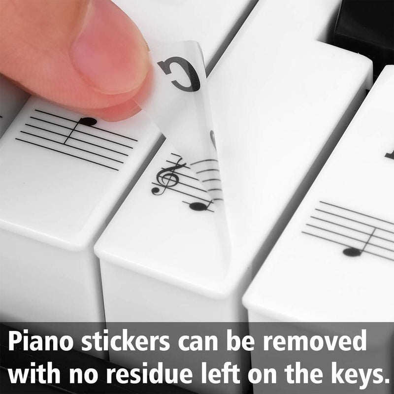 Pianotangent klistermärken