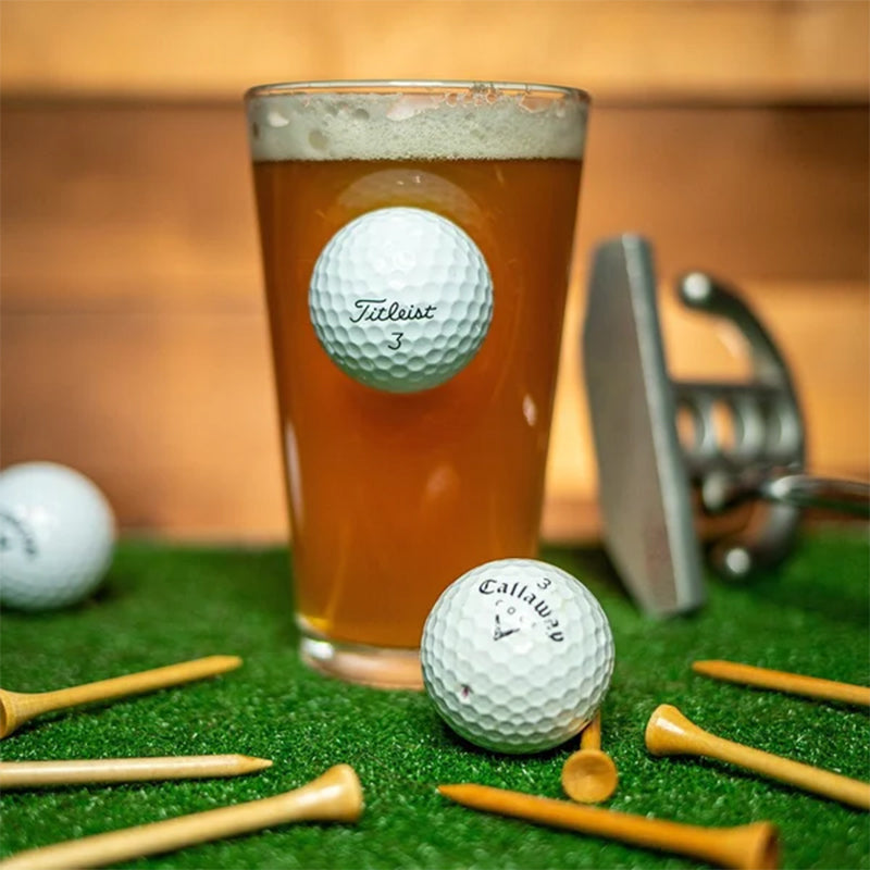 🏑Golfboll Pint Glas