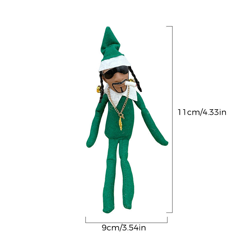 Julklapp Snoop På En Stoop Julnissedocka