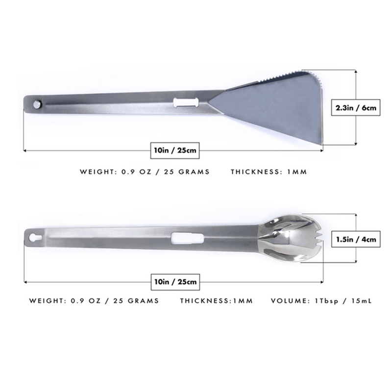 Titanium Multifunktionell Grilltång | Laga mat utomhus