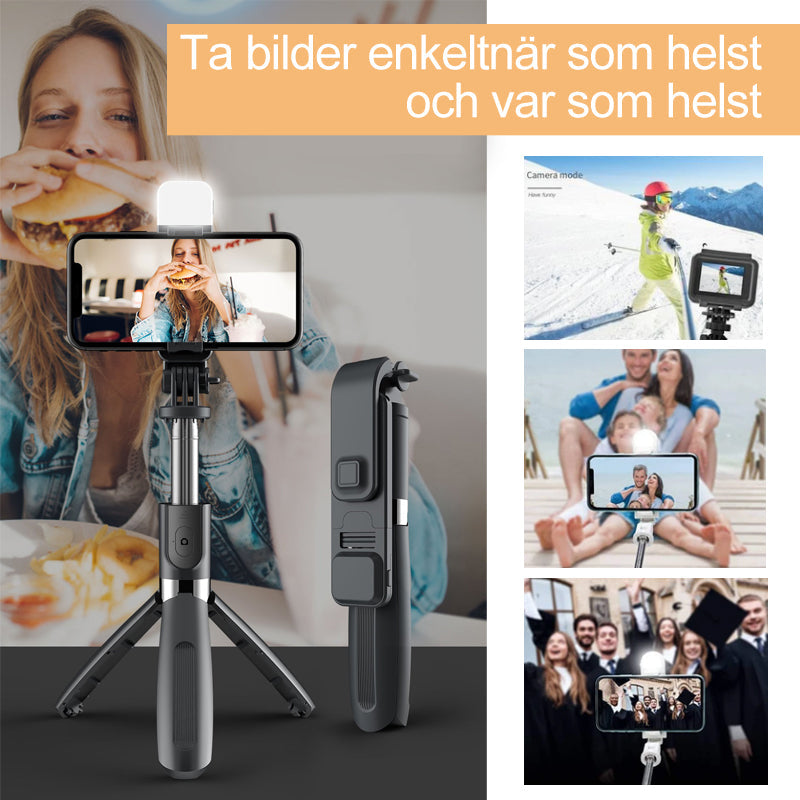 Trådlös Bluetooth Selfiepinne