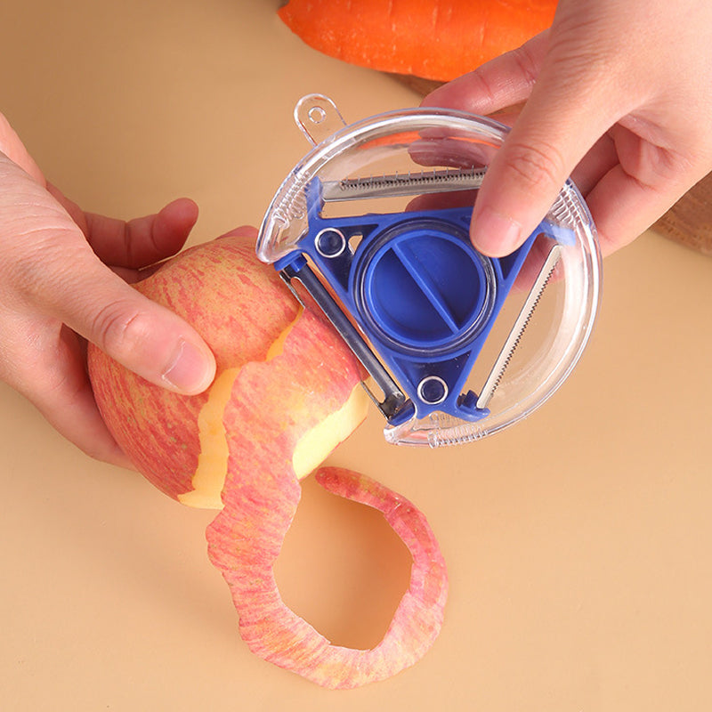 Multifunctional Rotary Peeler with 3 Blades