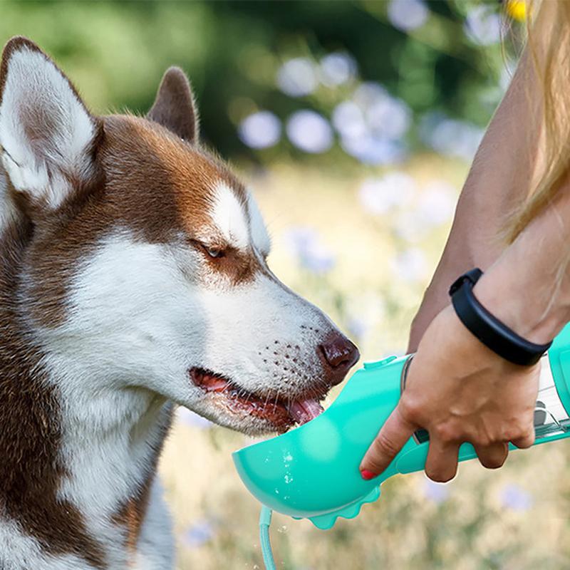 Multifunktionell vattenflaska för husdjur