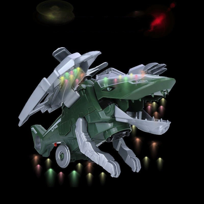 LED Transforming Dinosaur Helicopter Toy