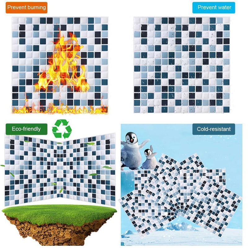 🌟3D Mosaik Dekorplast för Kakel🌟