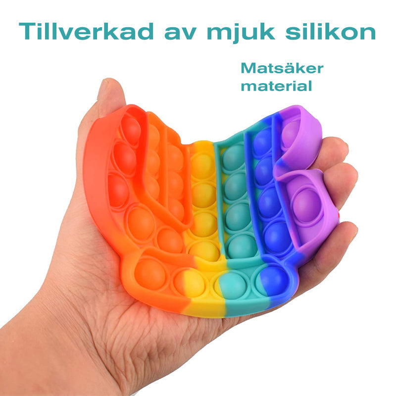 Stressavlastande mjuk klämleksak