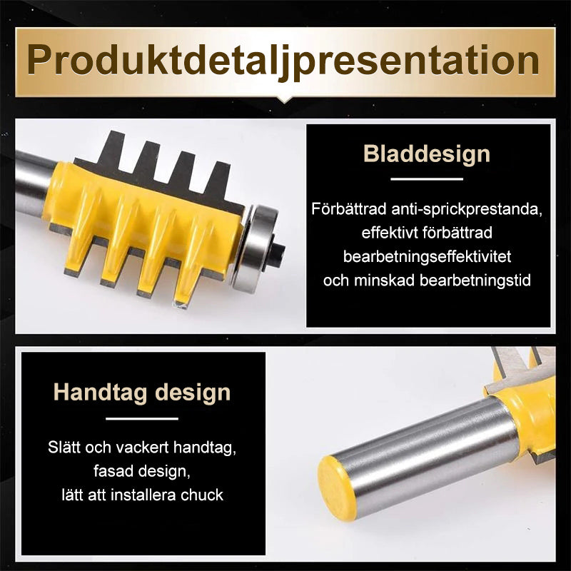 Tungan & Räffla Fräsning Router Bit