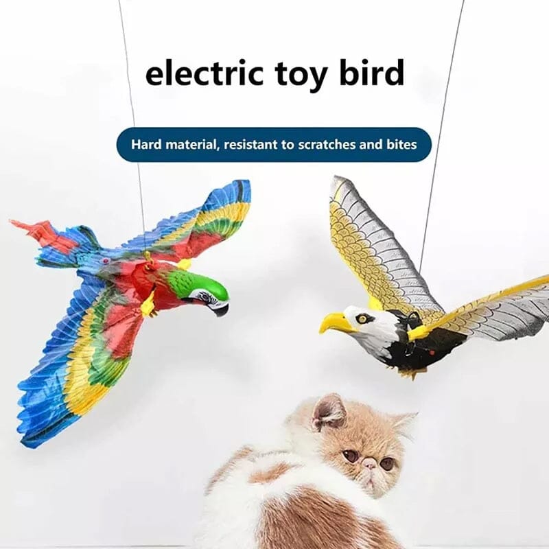 Simulerade fåglar hängande husdjursleksak