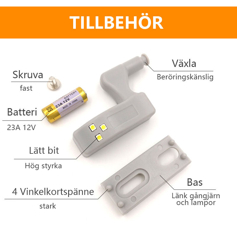 Smart Sensorskåp LED-ljus