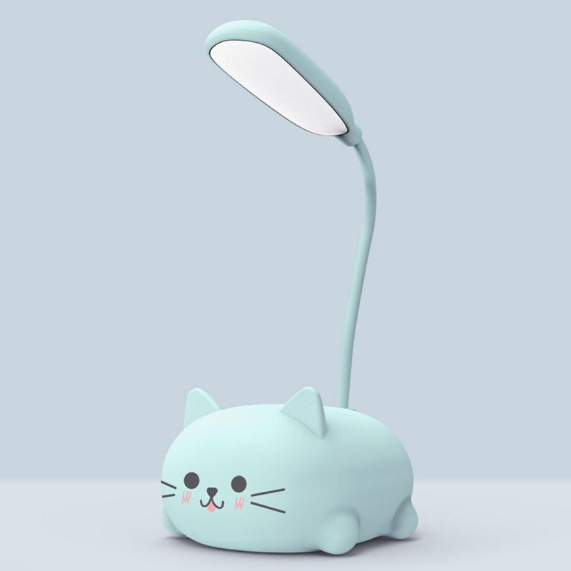 Tecknad katt LED-bordslampa