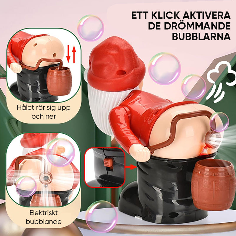 Rolig Santa bubbla blåser maskin