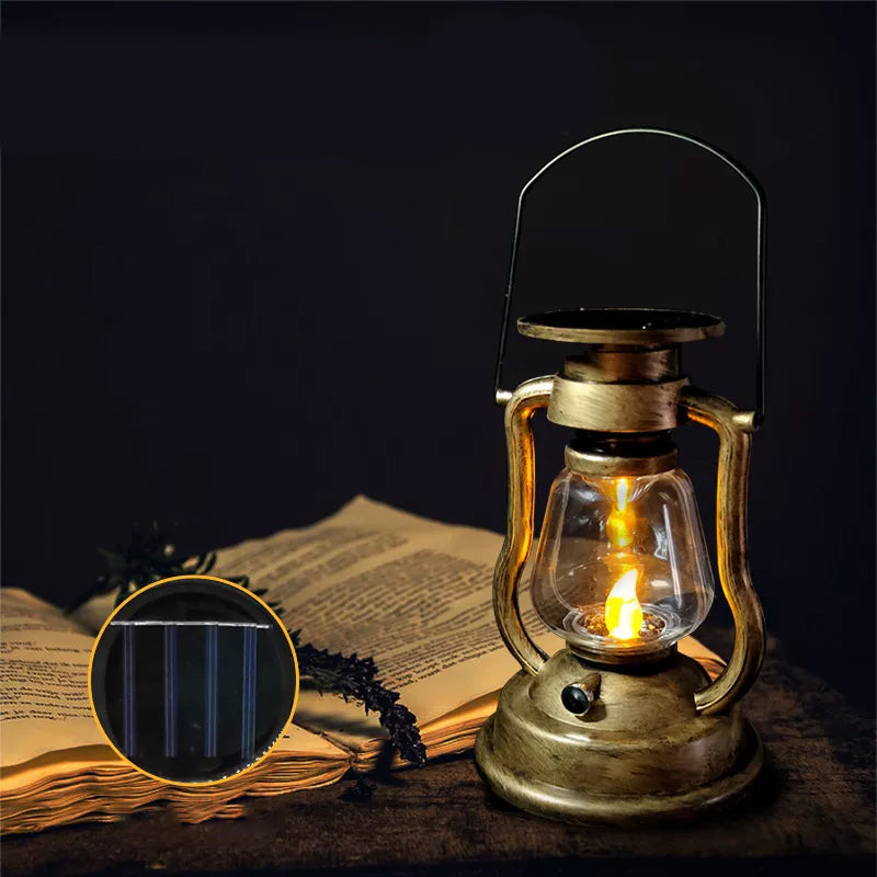 LED Solar Light Retro fotogenlampa