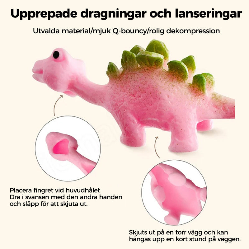 Slingshot Dinosaurieleksaker (slumpmässiga färger)