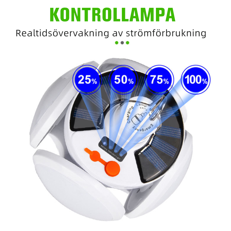 LED-Fällbar Fotbollslampa