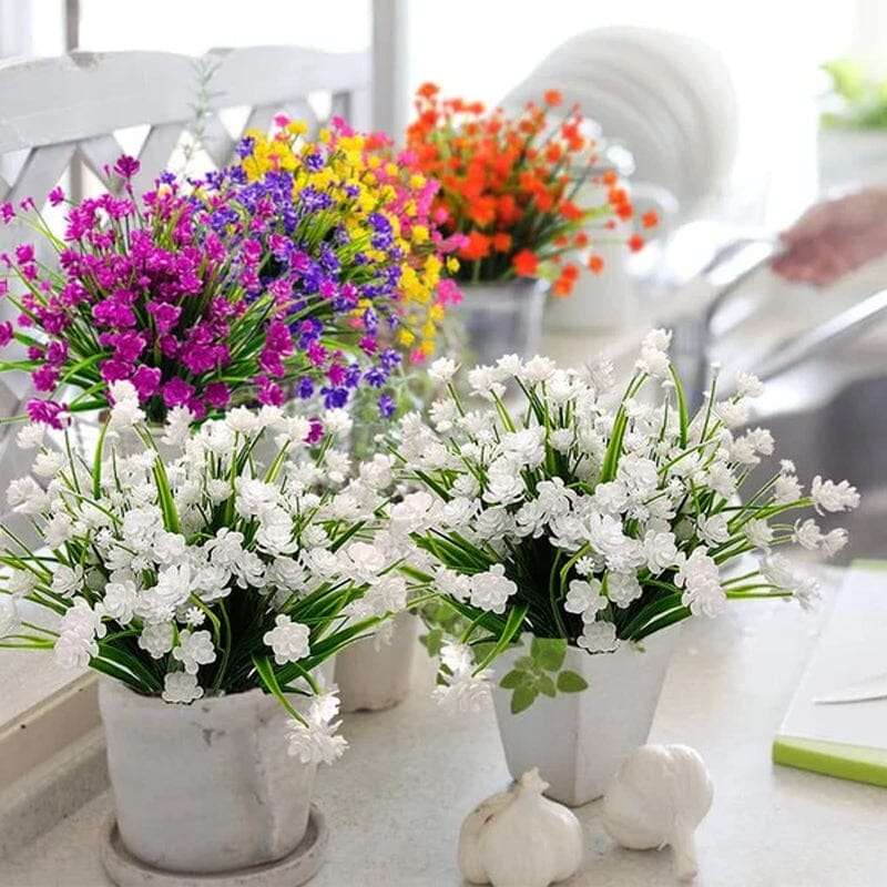 Outdoor Artificial Flowers (2 bundles)