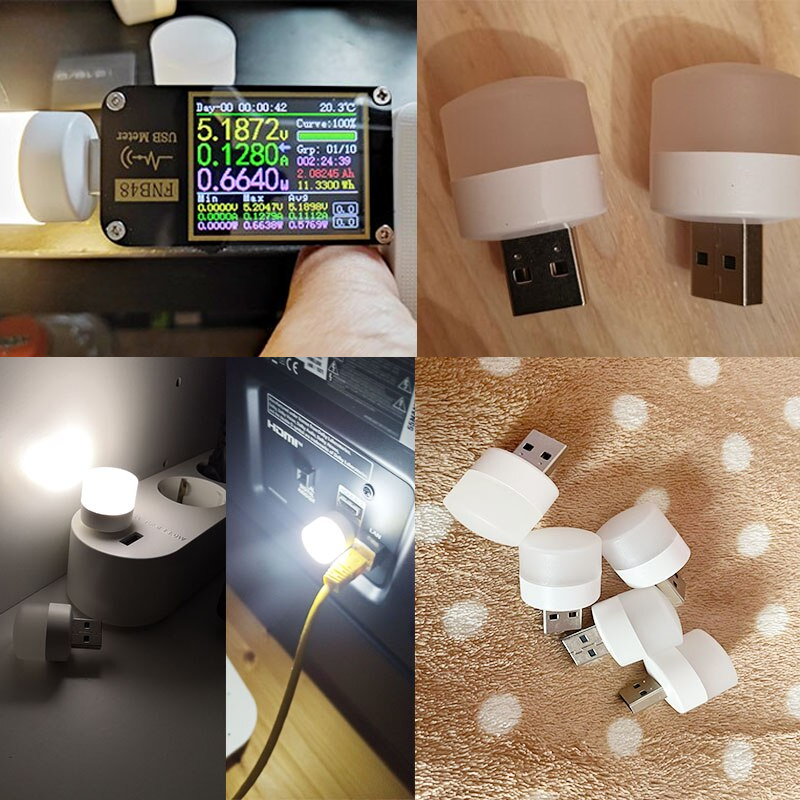 USB LED Ögonskydd Liten Nattlampa