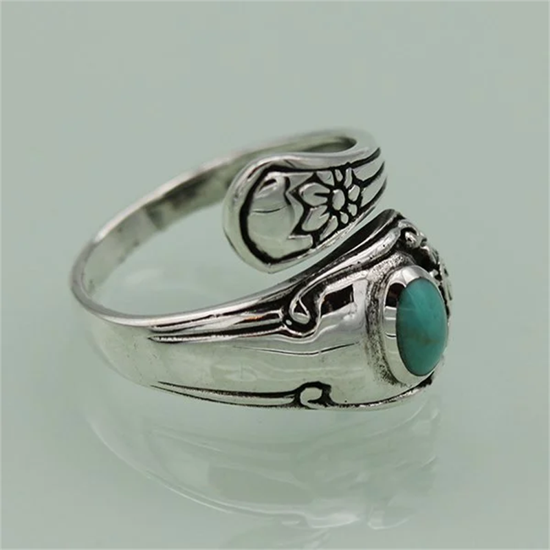 Turkos sked vintage ring