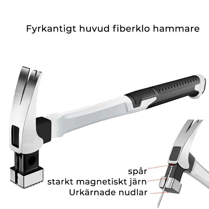 Slående verktyg automatisk magnetisk spiksughammare för träbearbetning