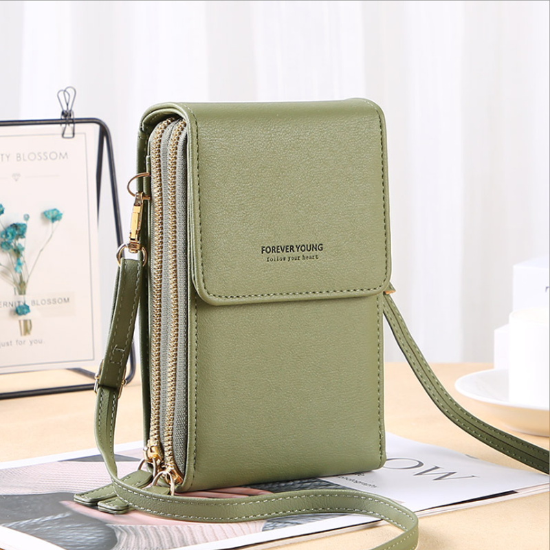 Stor Kapacitet Elegant Crossbody - Pekskärmstelefonväska