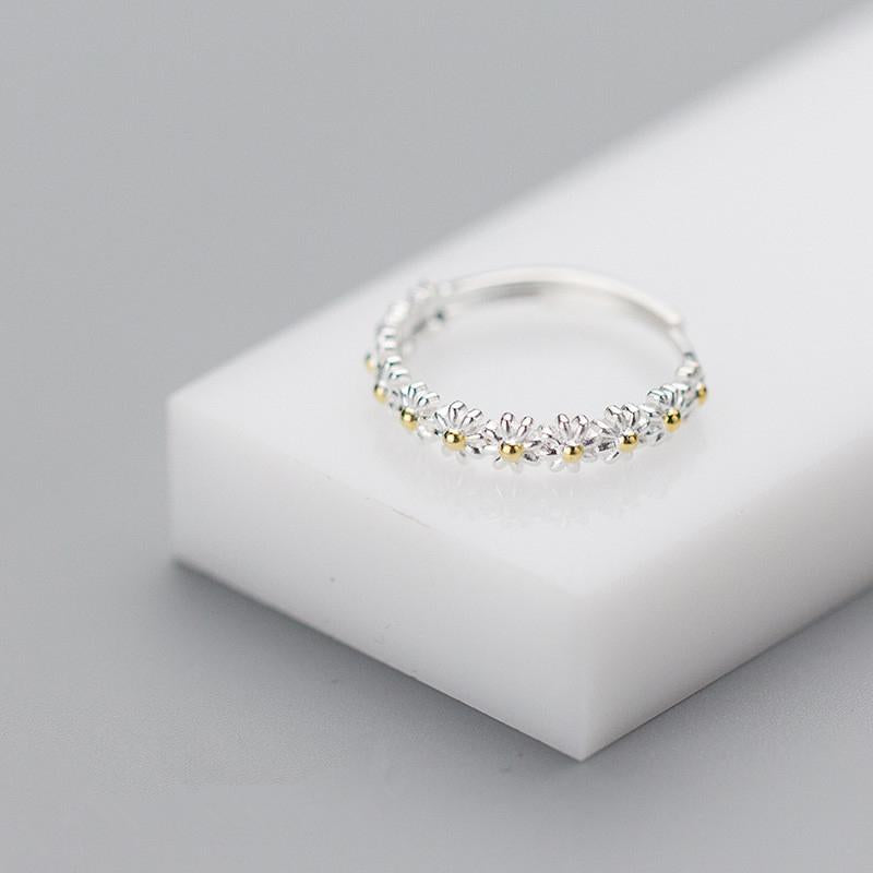 Justerbar Little Daisy Ring(💝Gratis frakt🔥 Köp 2，-10%🌼）