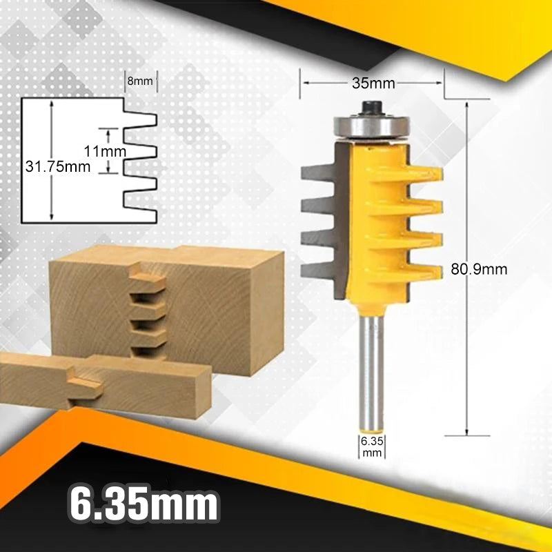 Tungan & Räffla Fräsning Router Bit