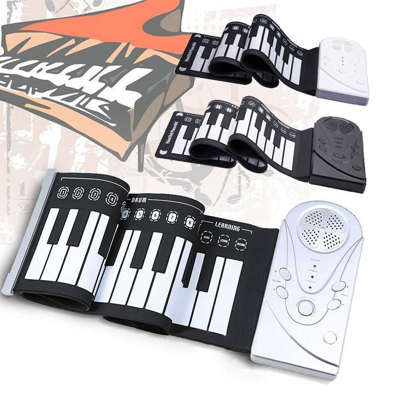 Roll-up digital piano