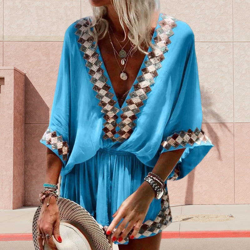 Strand boho jumpsuit