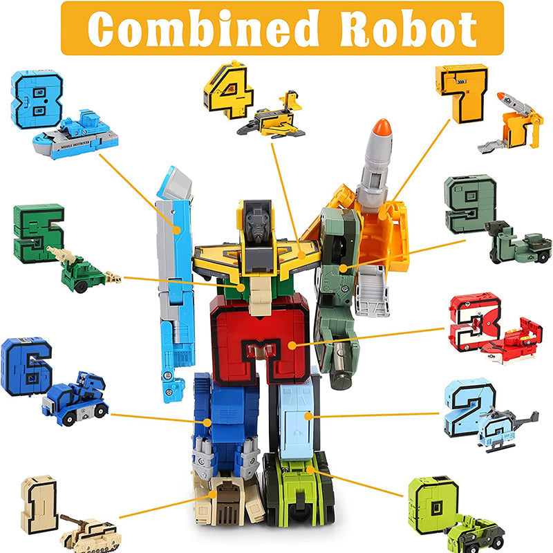 Leksaksdeformationsnummer Transformrobot