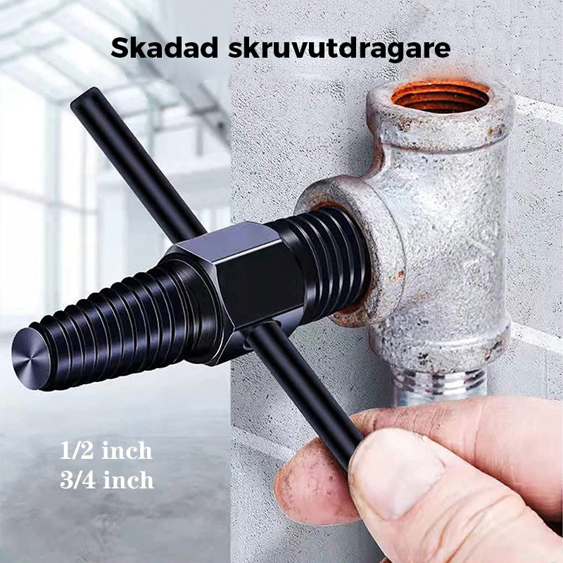 Skruvdragare för brutet rör