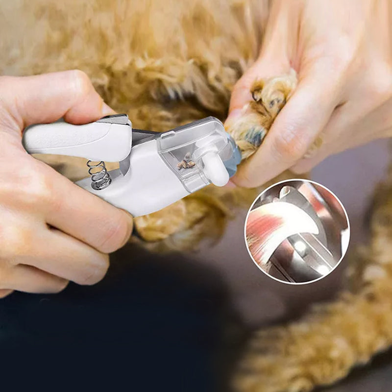Professionell Nagelklippare för husdjur med LED