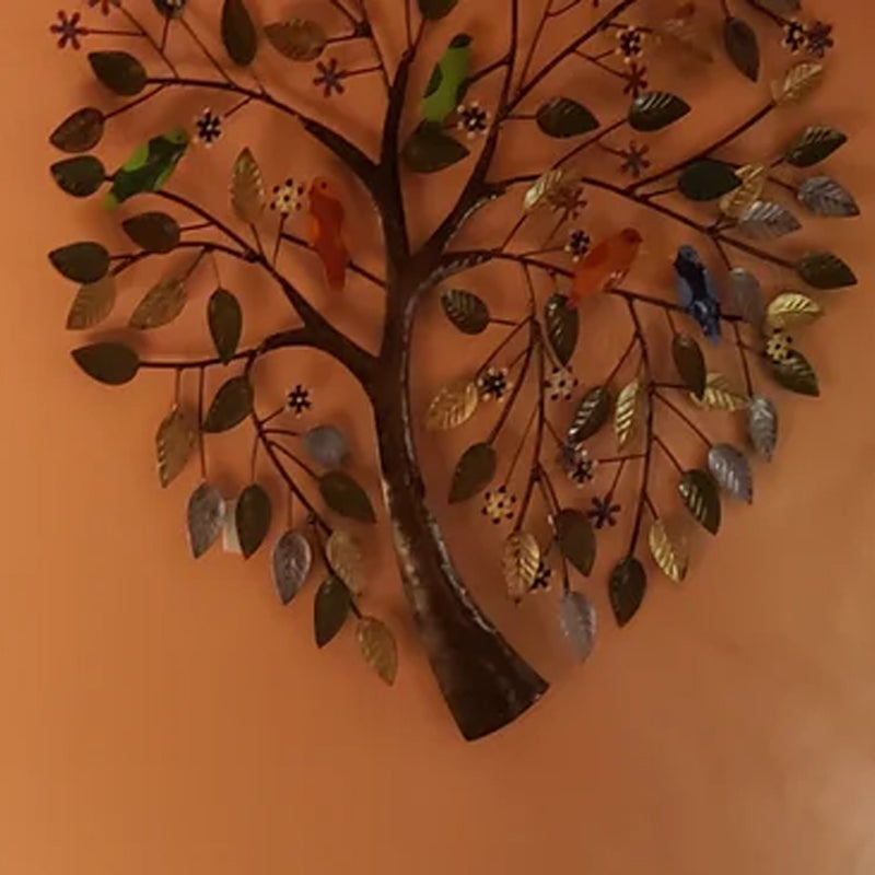 Handgjorda hjärtformade träd