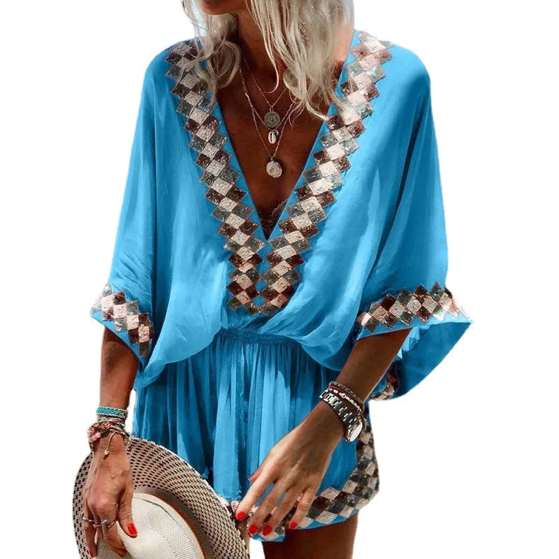 Strand boho jumpsuit