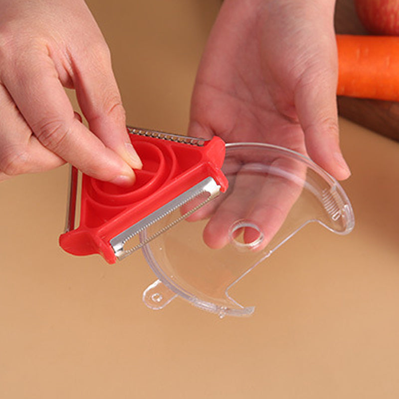 Multifunctional Rotary Peeler with 3 Blades