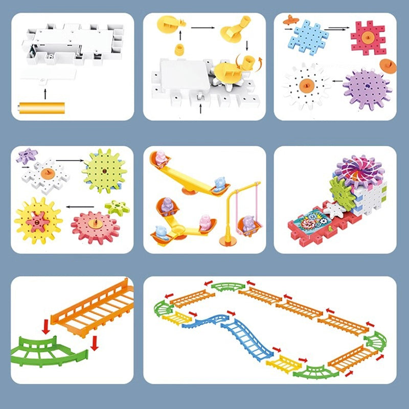 Block Gear Spinning Leksaker