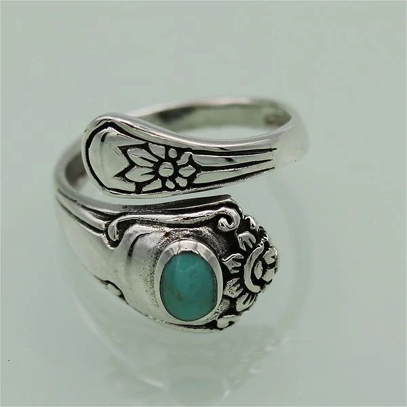 Turkos sked vintage ring