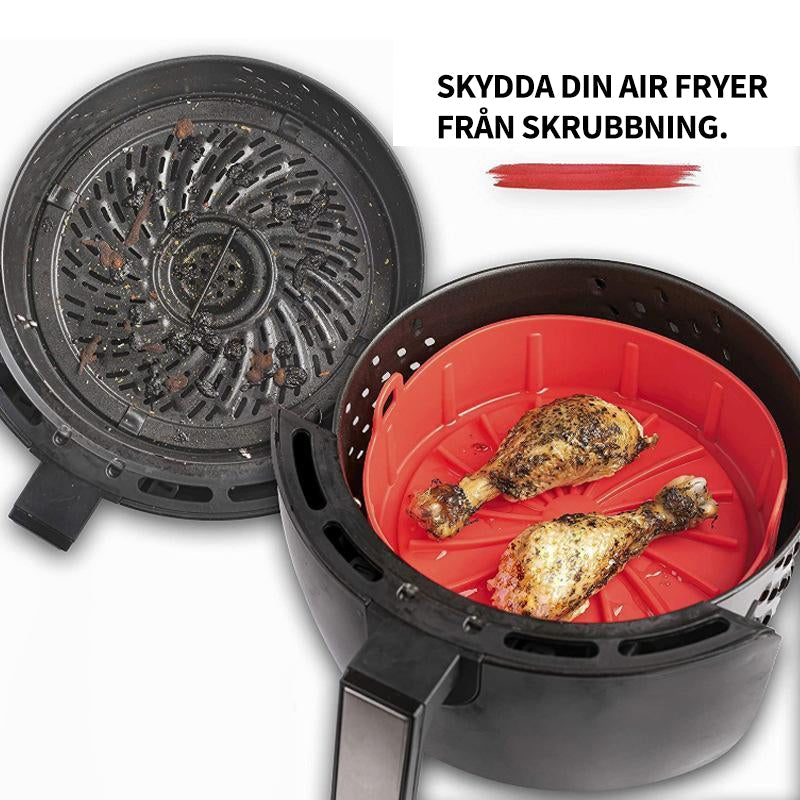 Luftfritös-bricka Lätt att rengöra Non-stick bakform