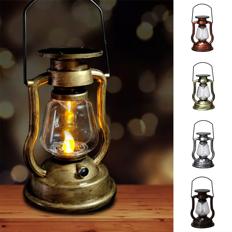 LED Solar Light Retro fotogenlampa