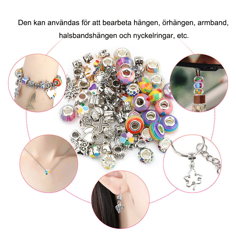 DIY Kristall armbandsset