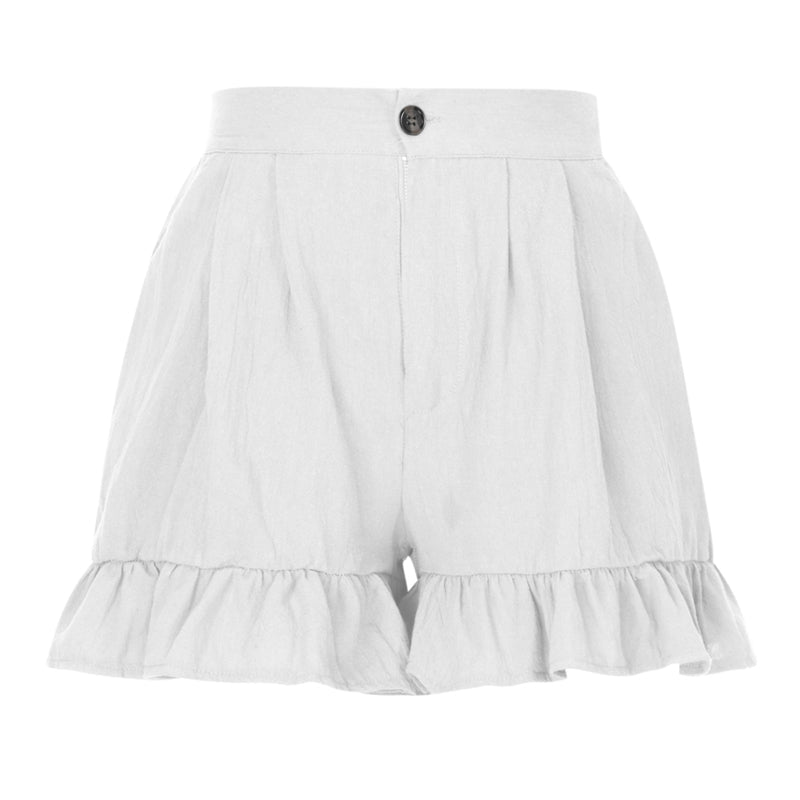 Shorts med hög midja för kvinnor