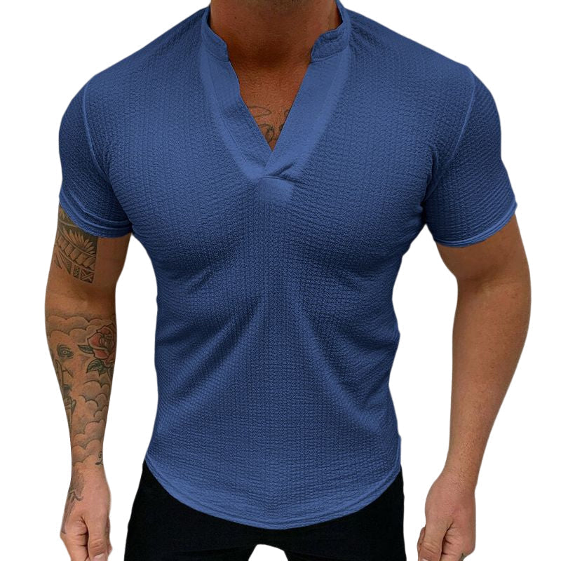 Snygg V-ringad t-shirt för män