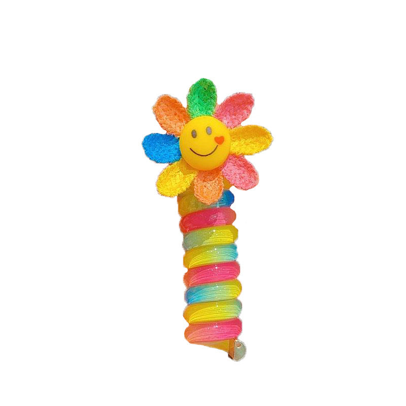 Colourful Telephone Wire Hair Bands for Kids