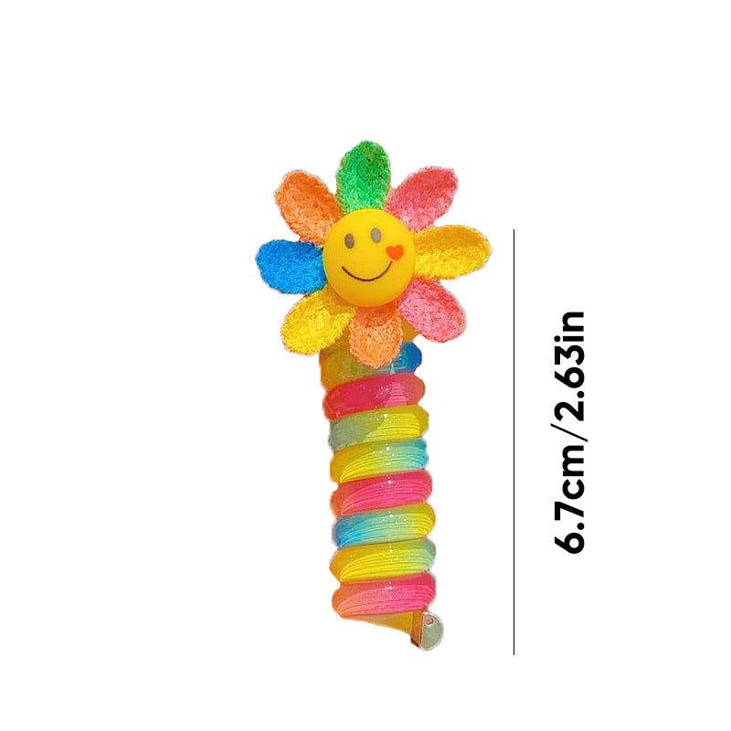 Colourful Telephone Wire Hair Bands for Kids