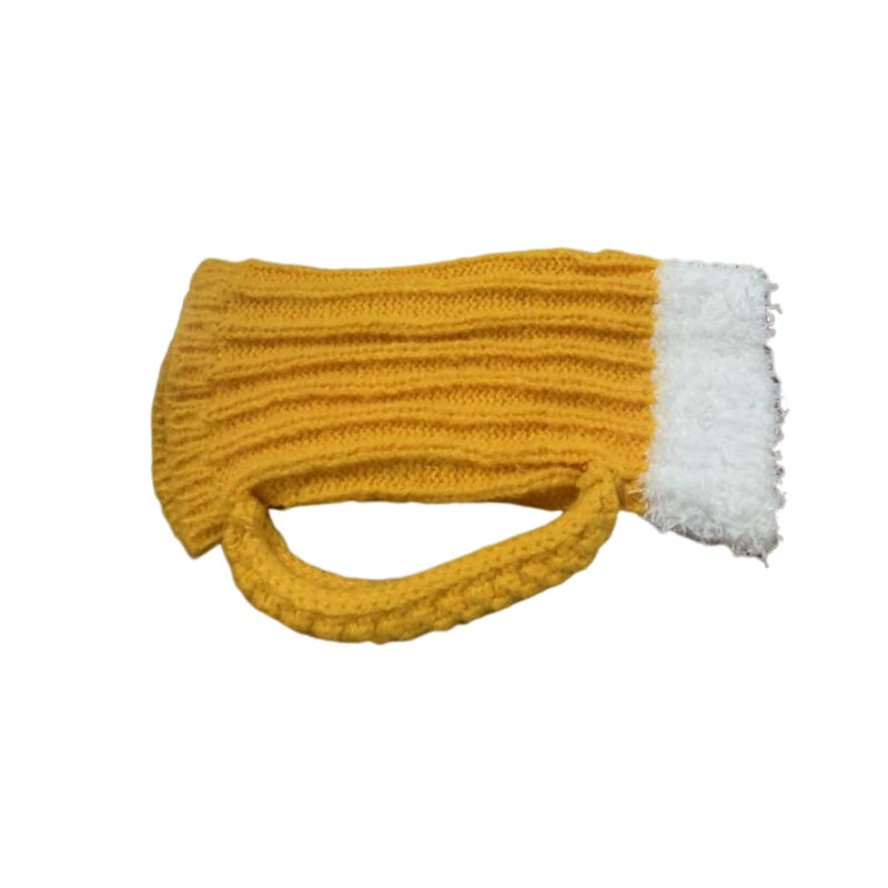 🍺Rolig 3D-ölmugg Stickad handske Gåva🎁